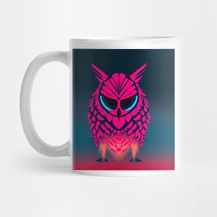 Synthwave owl Mug